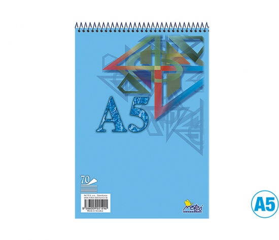 Blok spirála hlava A5 bílý 15070