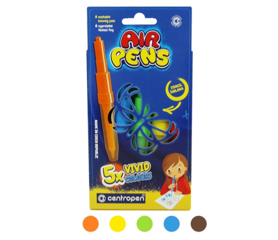 Foukací fixy CENTROPEN 1500/ 5 sada VIVID