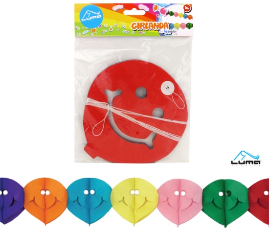 Girlanda 4m SMILE LUMA