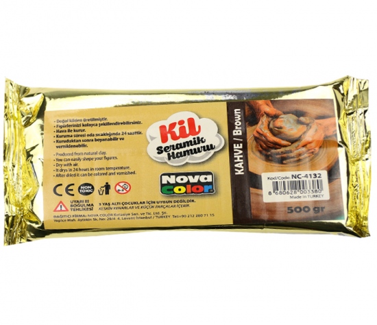 Modelovací hmota 1/2kg - hnědá