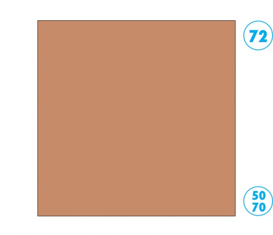 Papír barevný 50 x 70cm hnědý cafe latte