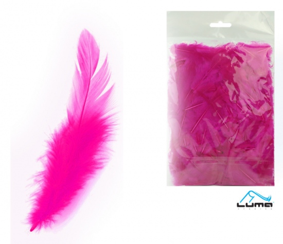 Peří barevné 10g purpurové LUMA LUMA trading s.r.o.