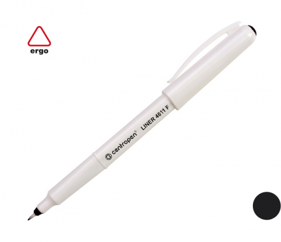 Levně Popisovač CENTROPEN 4611 (2611) černý 0,3mm