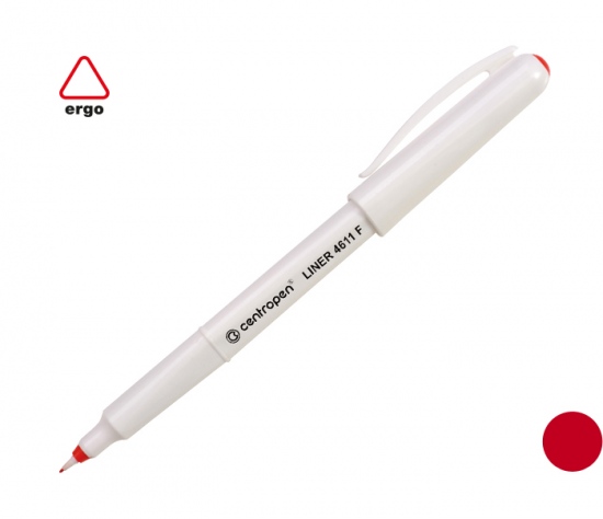 Levně Popisovač CENTROPEN 4611 (2611) červený 0,3mm