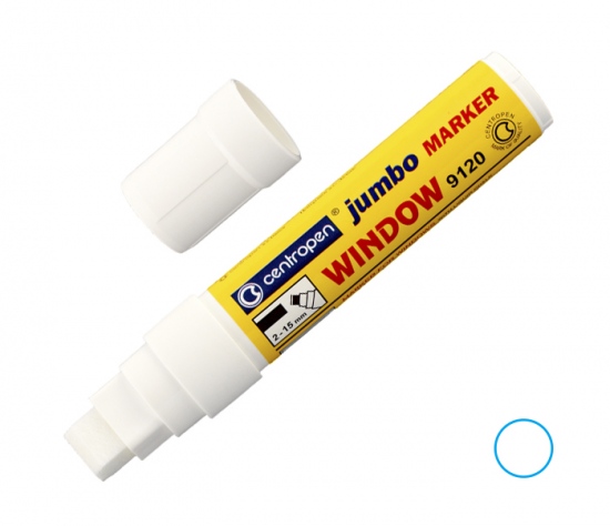 Levně Popisovač CENTROPEN 9120 bílý KŘÍDOVÝ
