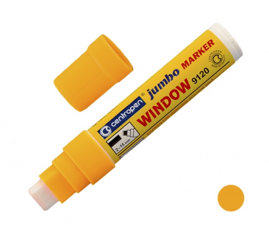 Levně Popisovač CENTROPEN 9120 oranžový KŘÍDOVÝ