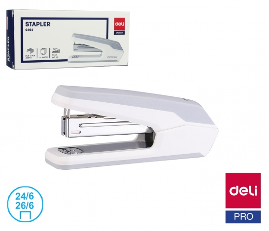 Sešívačka DELI E0464 bílá