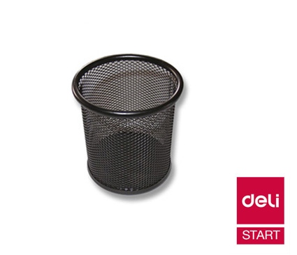 Stojánek drátěný na tužky černý DELI E9172