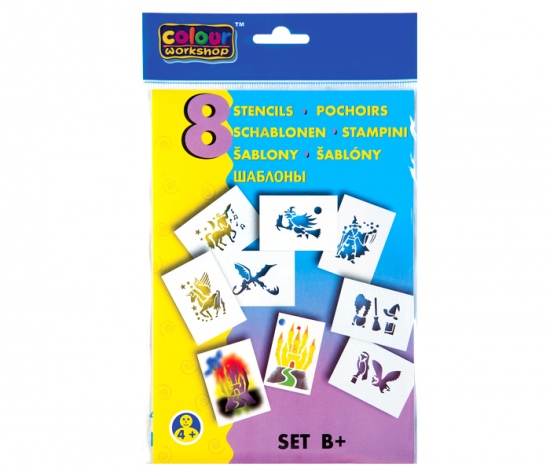 Šablony na foukací fixy Centropen set B+