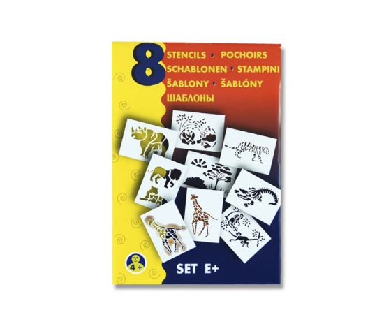 Šablony na foukací fixy Centropen set E+