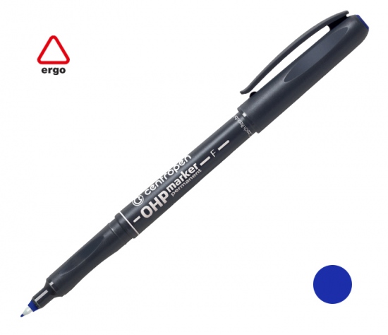 Levně Popisovač Centropen 2636 F modrý