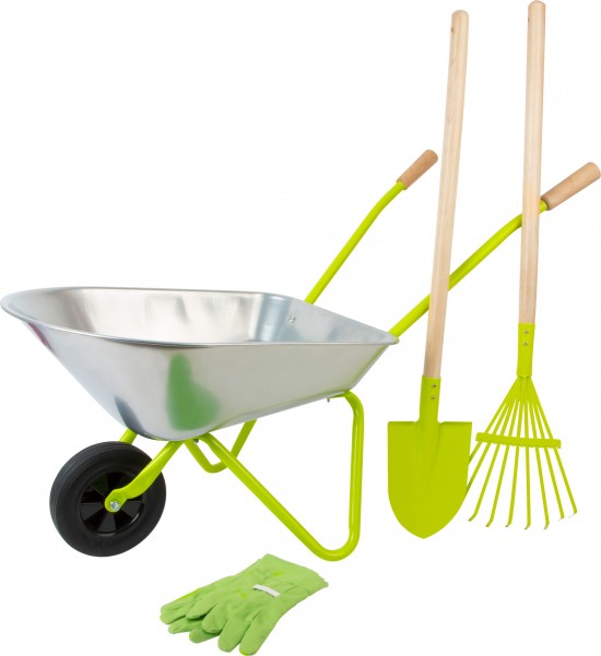 Kolečko se zahradním nářadím