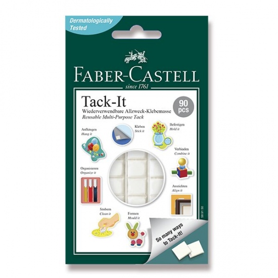 Lepicí hmota Faber Castell bílá TACK-IT 50g