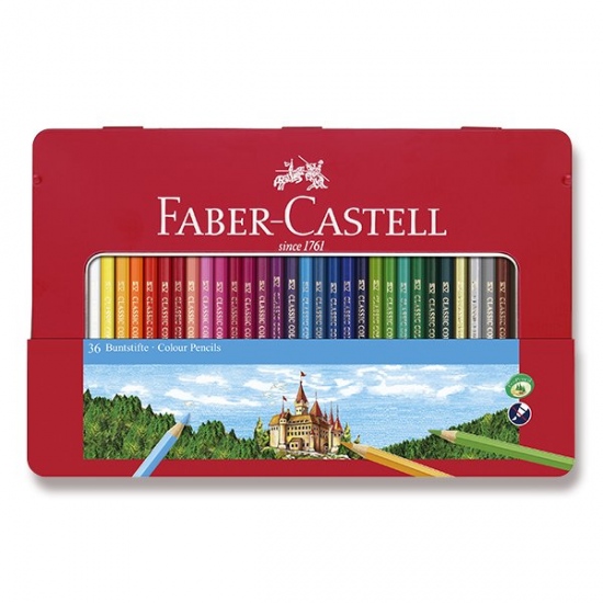 Pastelky Faber Castell šestihranné dárkový box 36ks