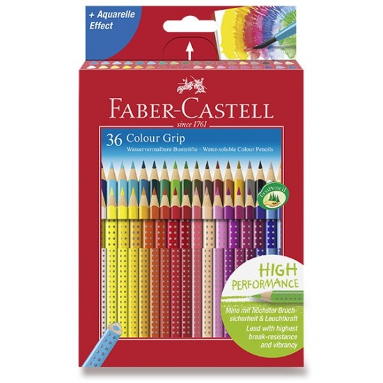 Pastelky Faber Castell Grip 2001 pap. krabička 36ks
