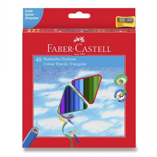 Pastelky Faber Castell ECO tříhranné 48ks