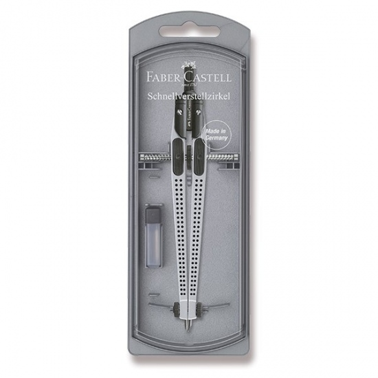 Kružítko Faber Castell Quick Set Grip 2001 stříbrná
