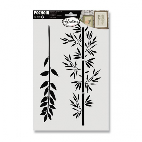 Šablona Pochoir Textile Větve