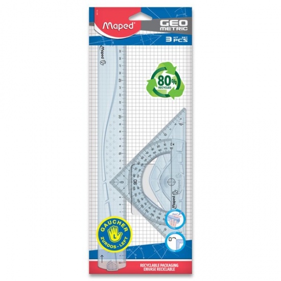 Geometric Maxi pro leváky 3dílná sada blistr