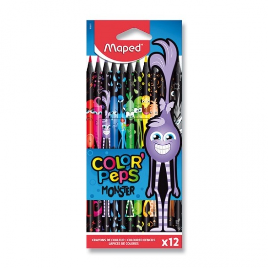 Pastelky Color Peps Monster 12 barev