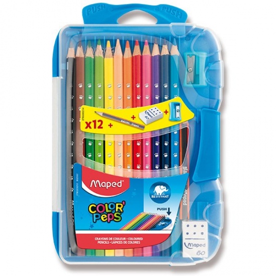 Souprava pastelek Color Peps Smart Box 12 barev + doplňky