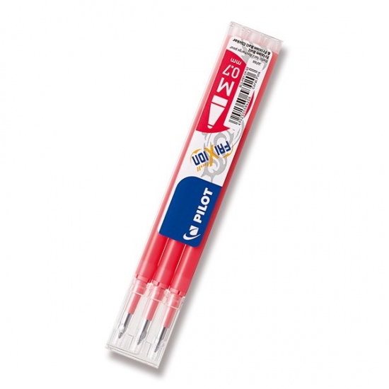 Levně FriXion M 0.7mm náplň korálová růžová 3 ks