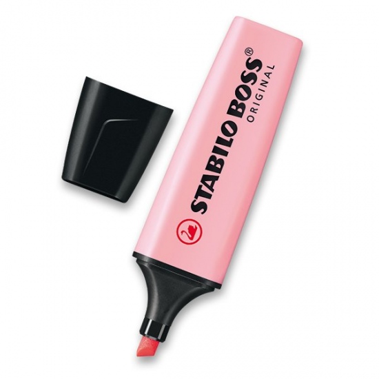 Zvýrazňovač BOSS ORIGINAL Pastel růžová