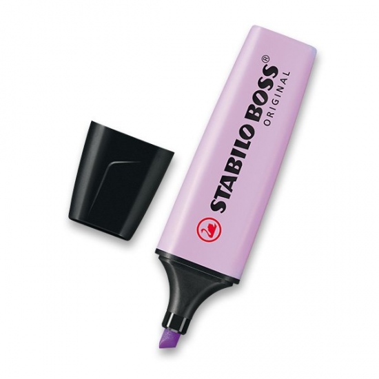 Zvýrazňovač BOSS ORIGINAL Pastel fialová