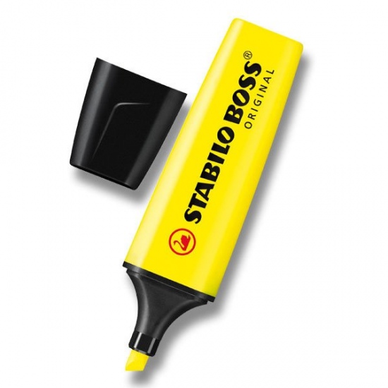 Zvýrazňovač BOSS ORIGINAL žlutá