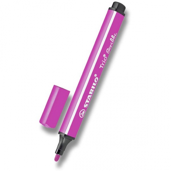 Fix Trio Scribbi růžová