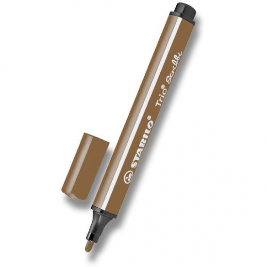 Fix Trio Scribbi hnědá