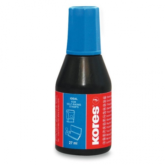 Razítkovací barvy 27 ml modrá