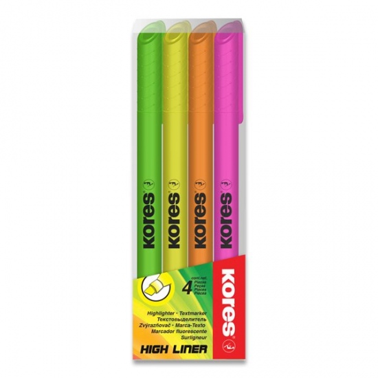 Levně Zvýrazňovač High Liner Plus Pastel souprava 4 ks