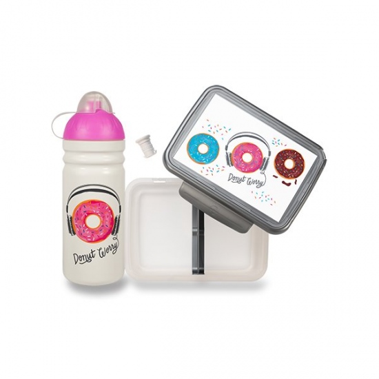 Set Zdravá lahev 0.7l a Zdravá sváča Donuty
