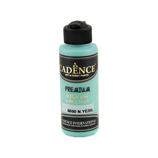 Akrylová barva Cadence Premium 120 ml - mint green světlá tyrkysová