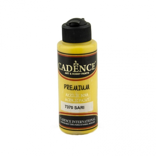 Akrylová barva Cadence Premium 120 ml - yellow sari hořčičná žlutá