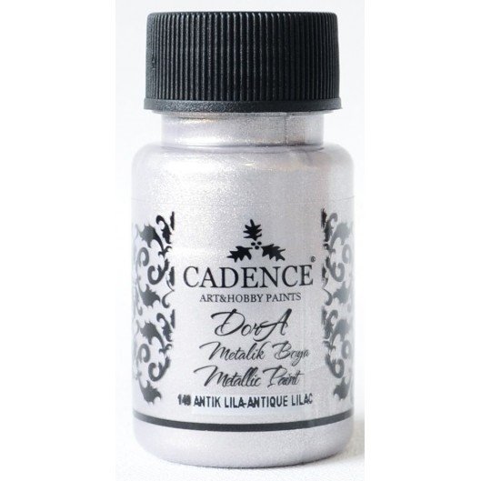 Metalická akrylová barva Dora Metalic vintage fialová antique lilac 50 ml