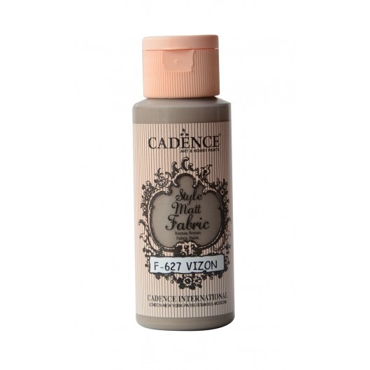 Klasická textilní barva Style Matt Fabric 50ml - šedohnědá mink