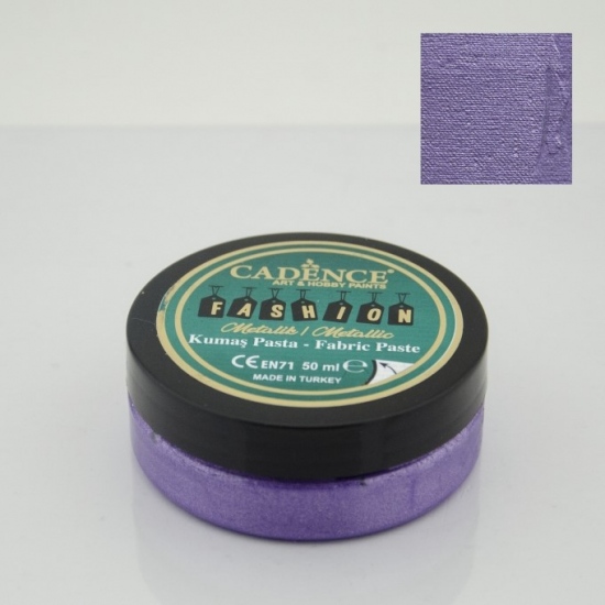 3D metalická textilní pasta Cadence 50 ml - fialová