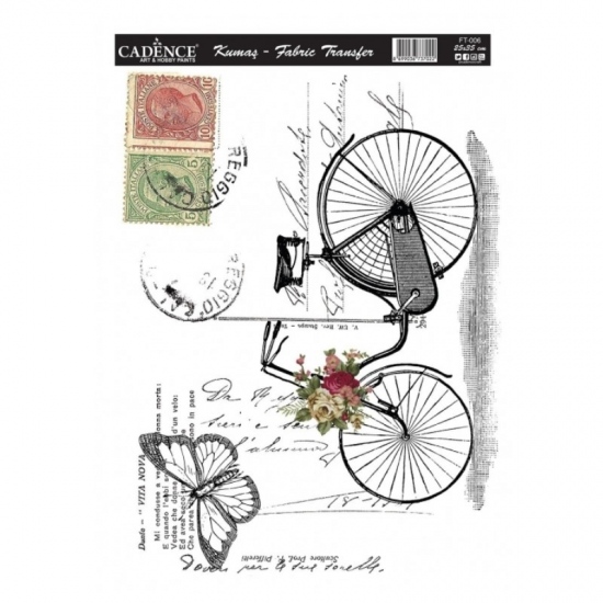 Nažehlovací nálepka 25x35 cm - kolo