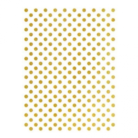 Rýžový papír Cadence A3 - Metalické puntíky - zlaté