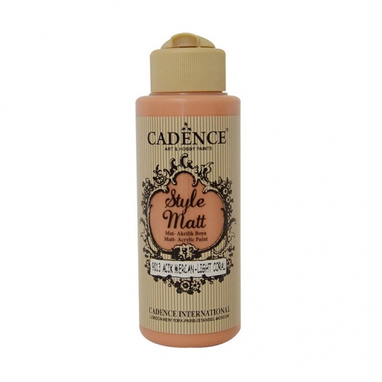 Matná akrylová barva Cadence Style Matt 120ml - light coral světlý korál