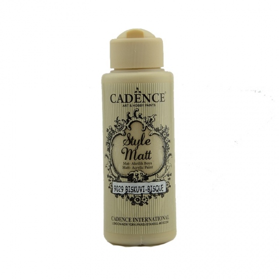 Matná akrylová barva Cadence Style Matt 120ml - bisque krémová