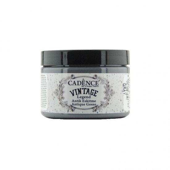 Kamínková barva Cadence Vintage Legend Antique gesso 150ml-gray šedá