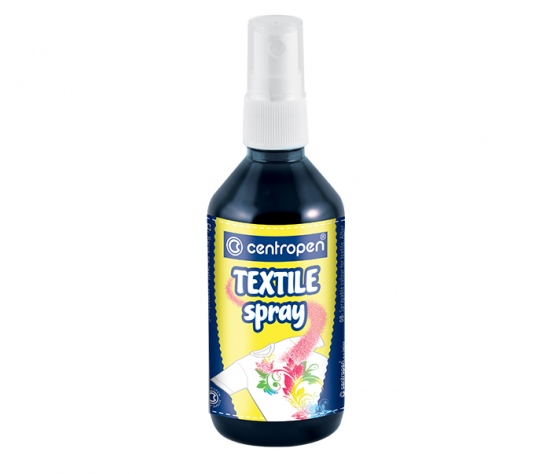 Barva na textil Centropen1139 sprej 110ml, černá