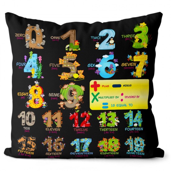Polštář Anglické číslice
