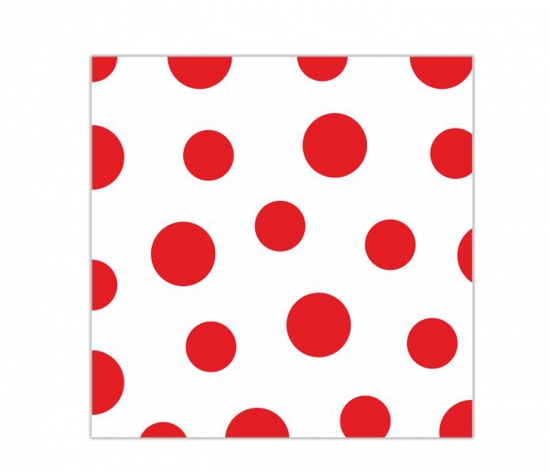 Ubrousky 1vr. Harmony tečka červená