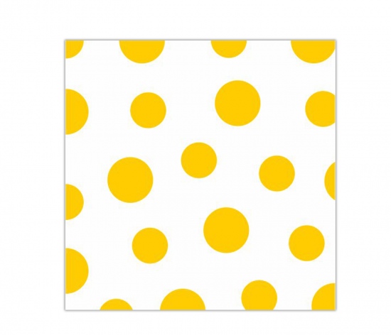 Ubrousky 1vr. Harmony tečka žlutá