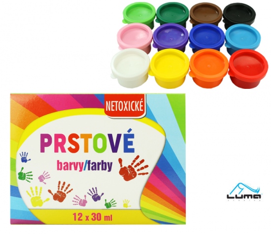 Barvy prstové Luma12 barev 30ml