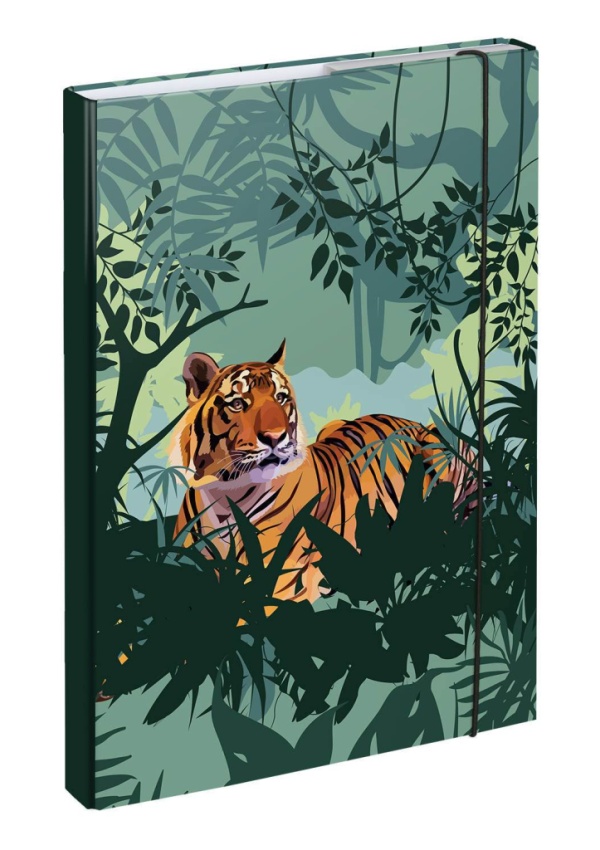 Baagl Desky na školní sešity A4 Tygr